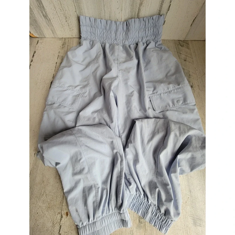 Athleta girl L/12 youth blue pants clothing apparel high-waisted jogger